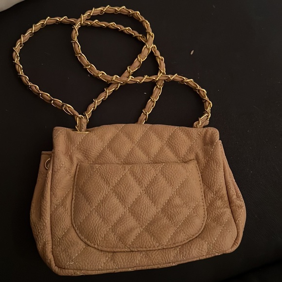 Beige Quilted Crossbody - Picture 4 of 4